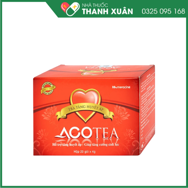 Trà tăng huyết áp ACOTEA hỗ trợ làm giảm triệu chứng của huyết áp thấp